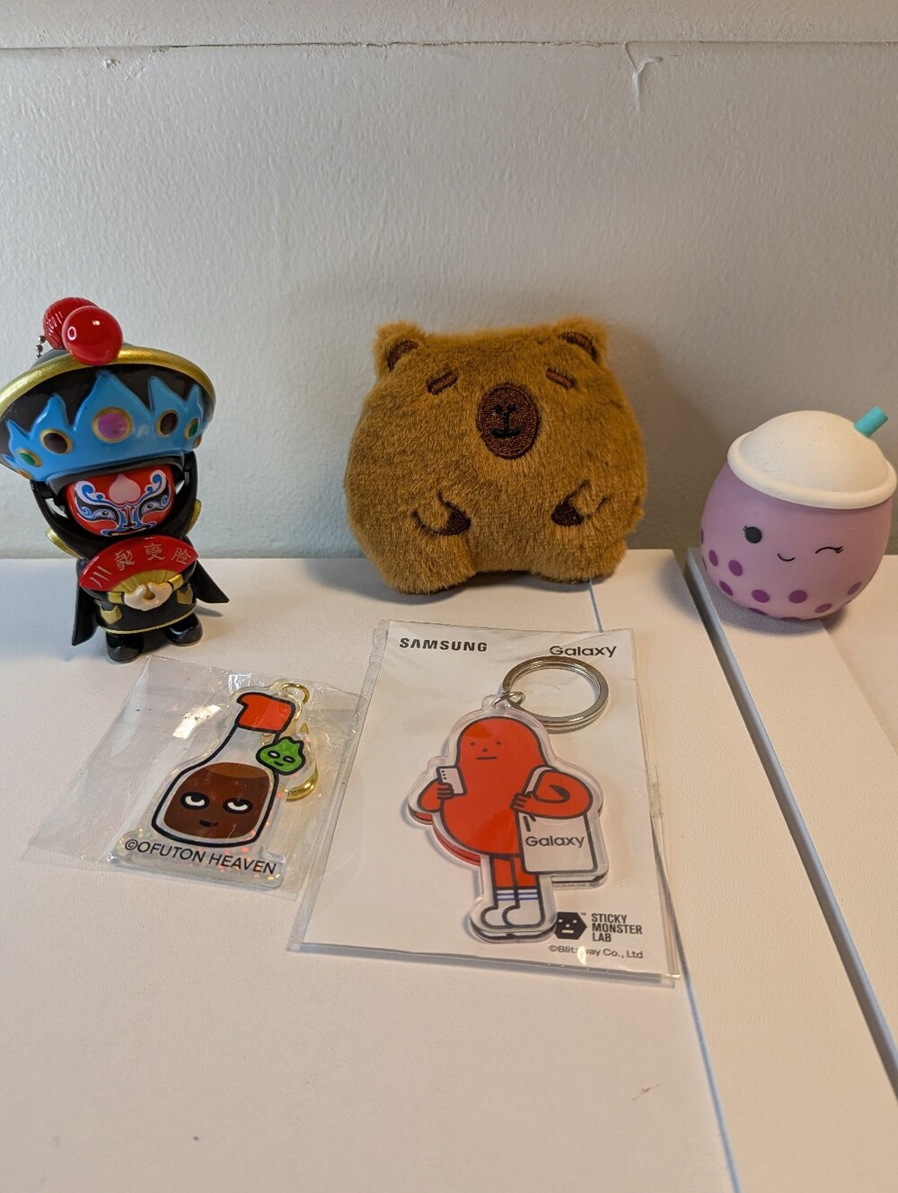 Kawaii Collectible Bundle Samsung Keychains Bobblehead Quokka Plush